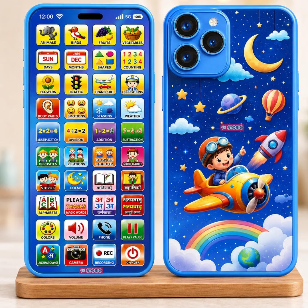Educational Phone Toy for Kids – English & Hindi Learning Mobile