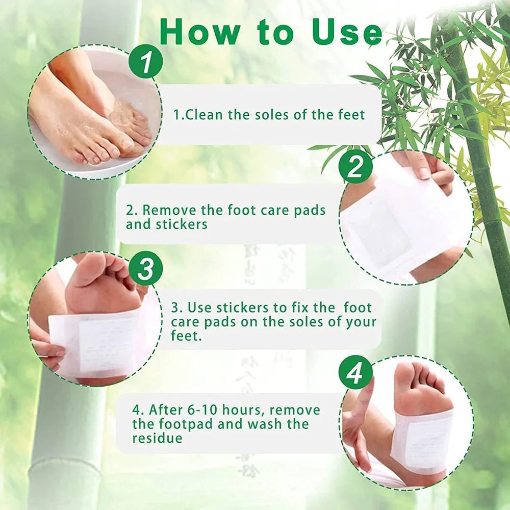 GROOTS Premium Foot pads, Foot Patches Stress Relief Patch Solution, Toxin Remover cleansing , Pain Relief ,Weight Loss Sleep Patch for Detoxification, For Men & Women
