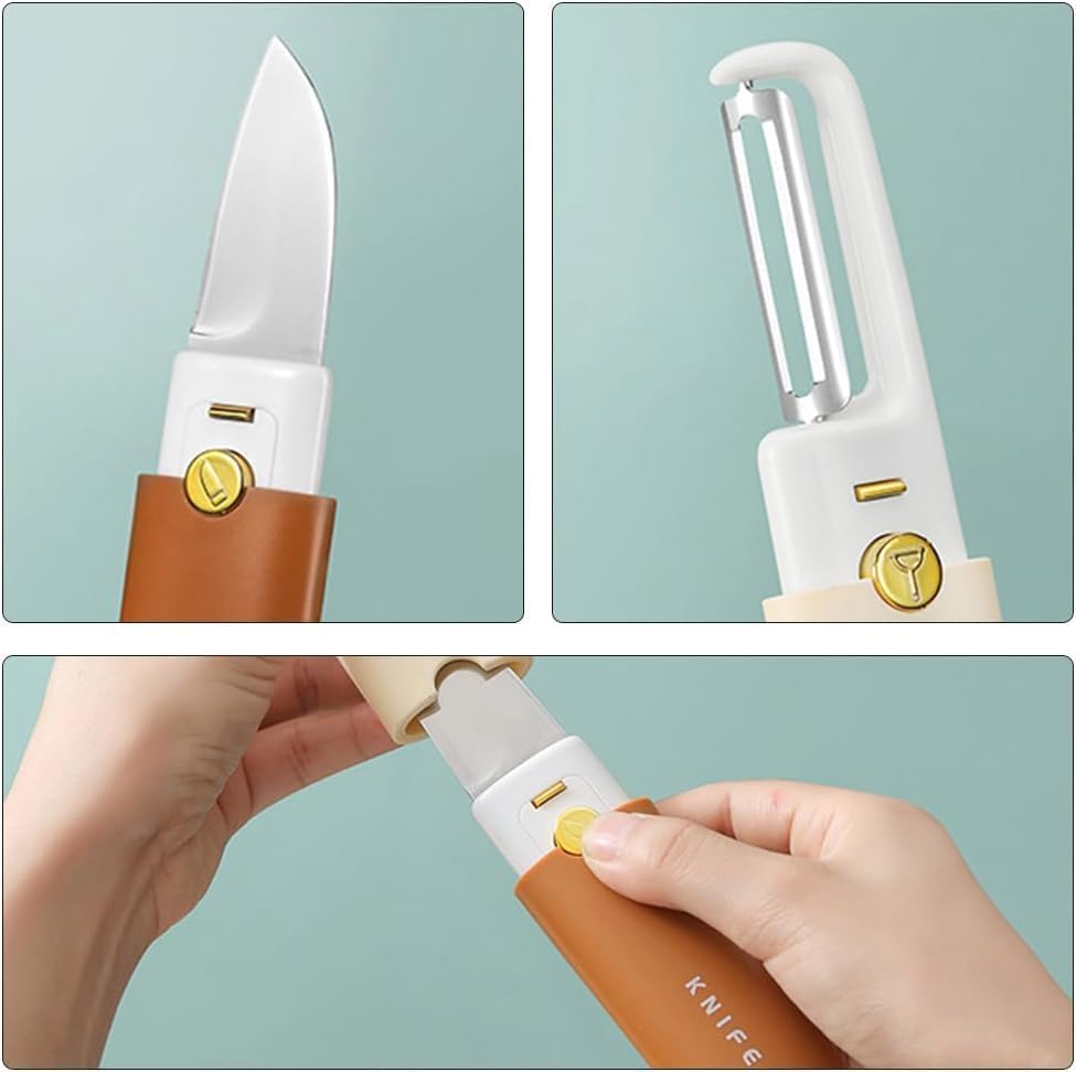 Portable Electric Mixer Grinder – FREE 2-in-1 Knife & Peeler