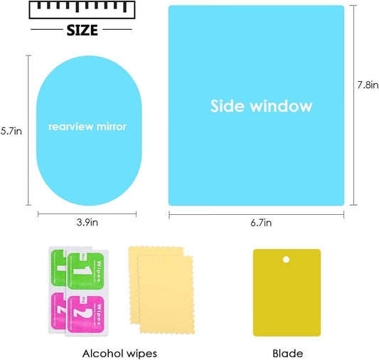Car Side Mirror Rain Guard | Rainproof Protective Film