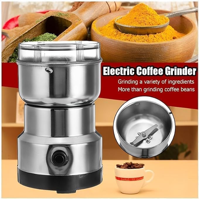 Portable Electric Mixer Grinder – FREE 2-in-1 Knife & Peeler