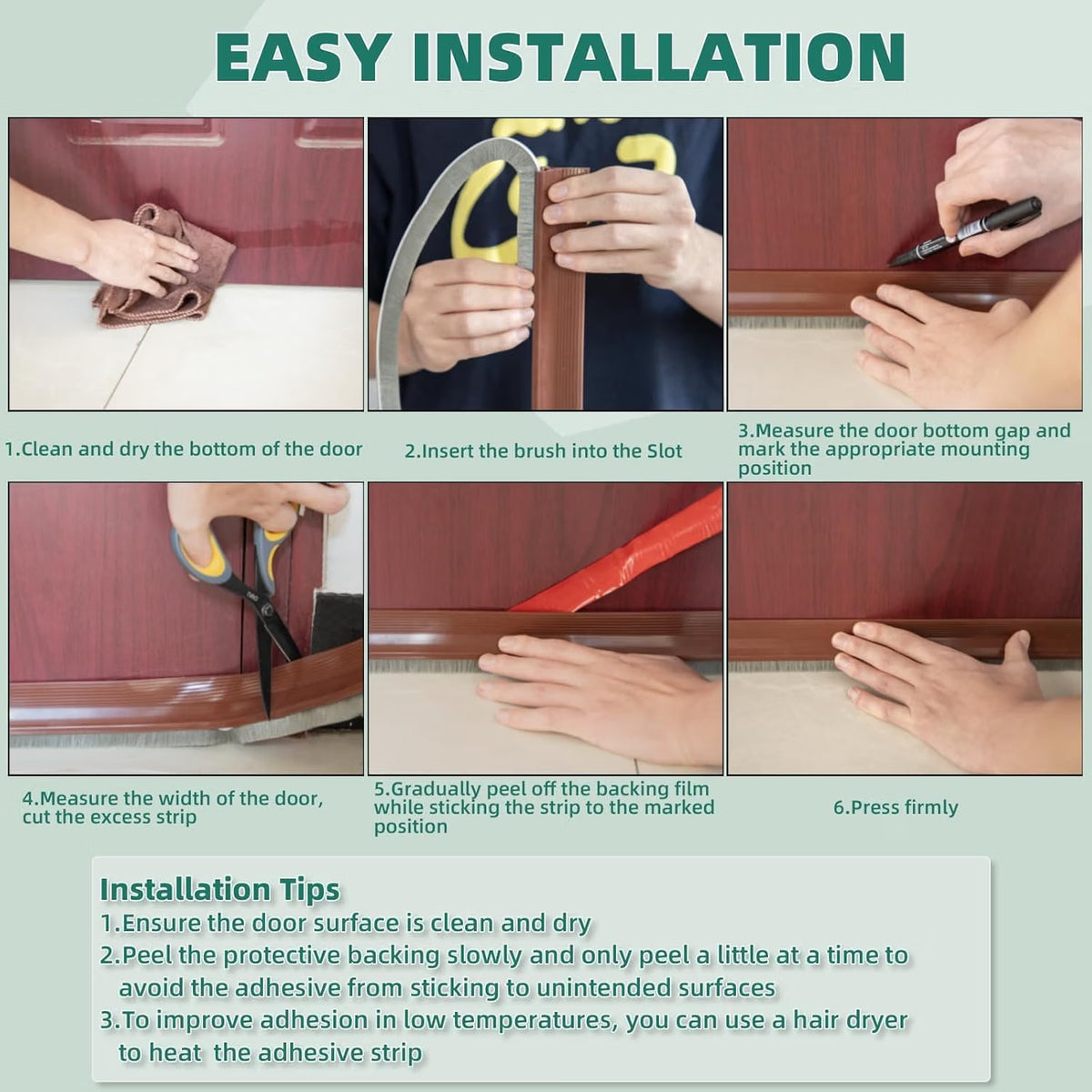 Door Guard | Door Bottom Draft, Dust & Gap Seal