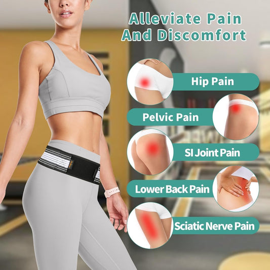 Back & Hip Support Belt | Adjustable Lower Back Support