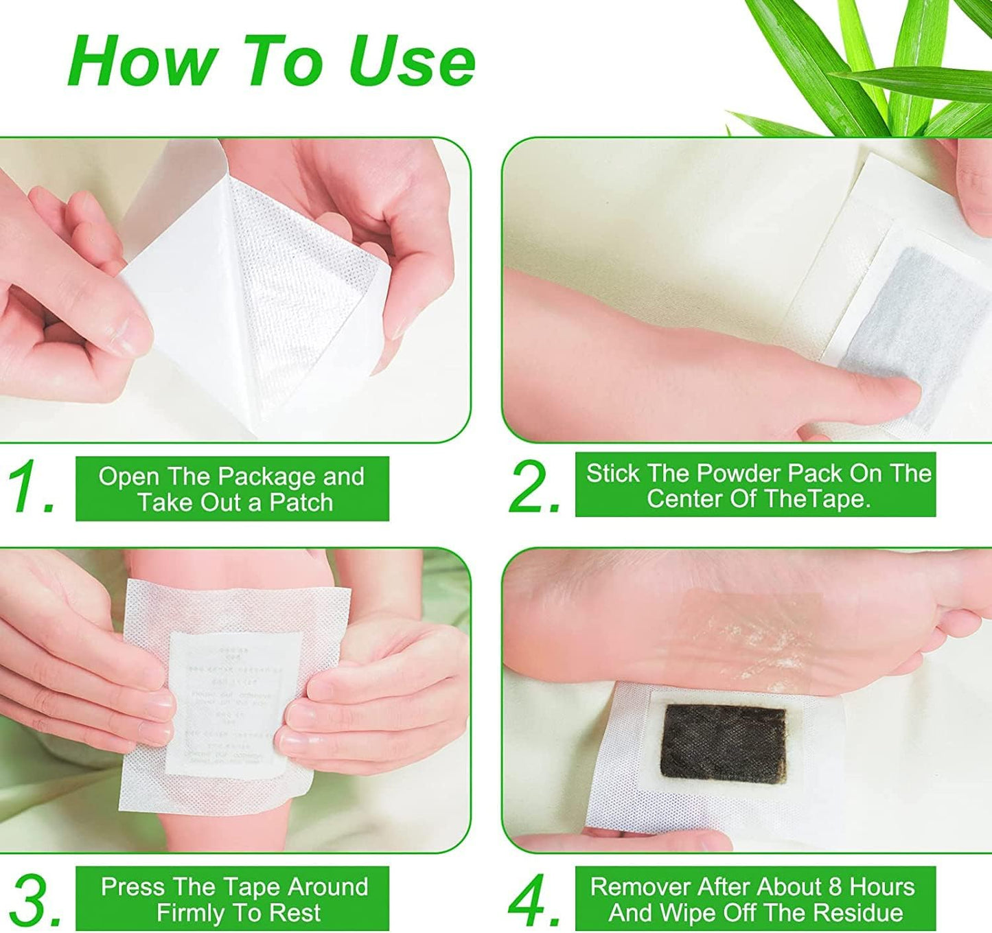 Premium Detox Foot Patches (Pack of 10) BUY 1 GET 1 FREE