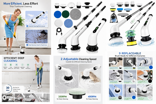9 in 1 Electrical Scrubber