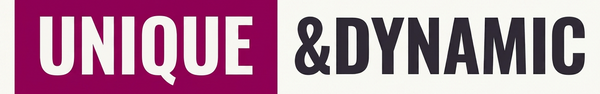 Unique & Dynamic Bold Condensed Logo